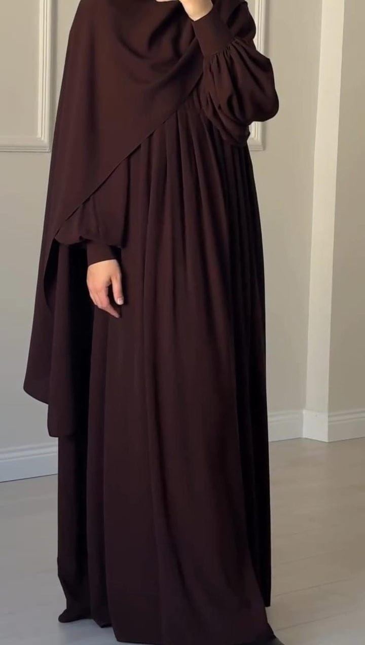 Brown Abaya with Stroller&nbsp;