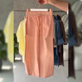 Women's V-Neck Pure Cotton Stuff  Shirt & Trouser Set