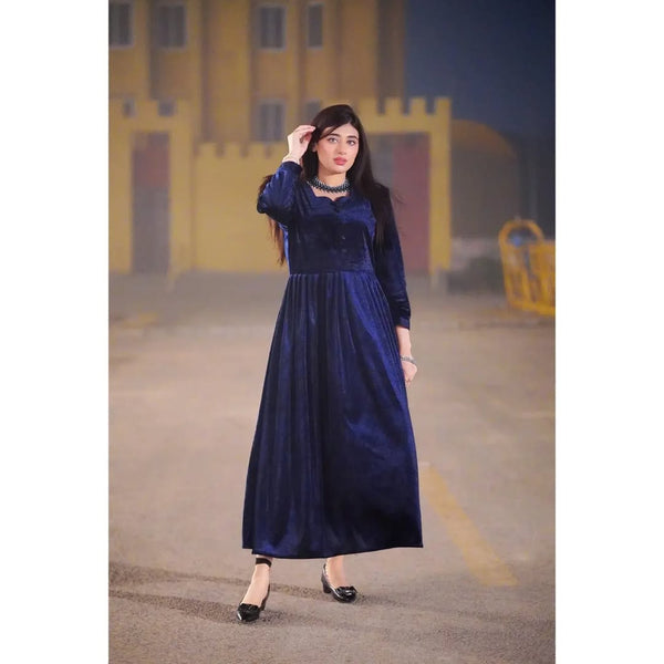 Velvet Button Frock