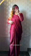 Handwork Embroidered Saree Stitch