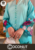 Digital Front & Back Floral Print Co Ord Set 2PCs